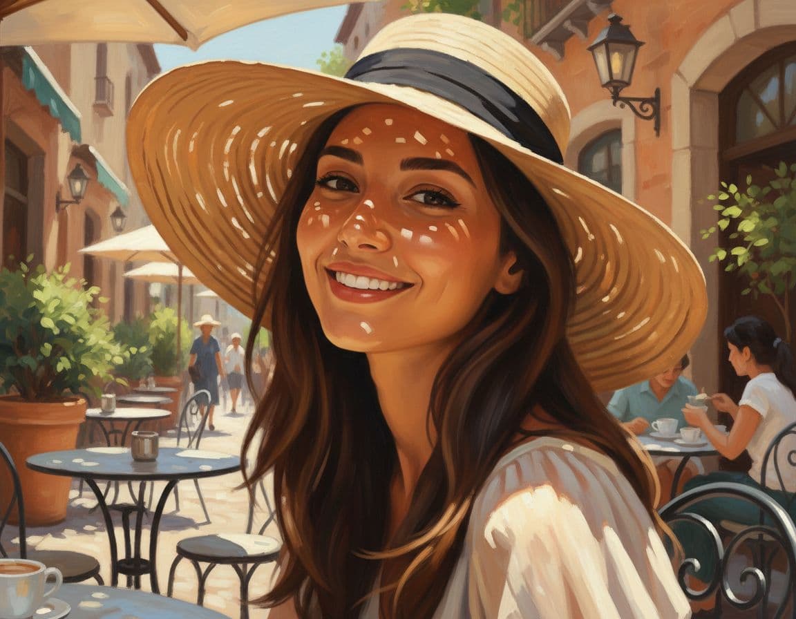 AI generated: Nano Banana prompt: (oil painting on canvas 1.2), portrait of a pretty... (Nano Banana - Nano Banana)