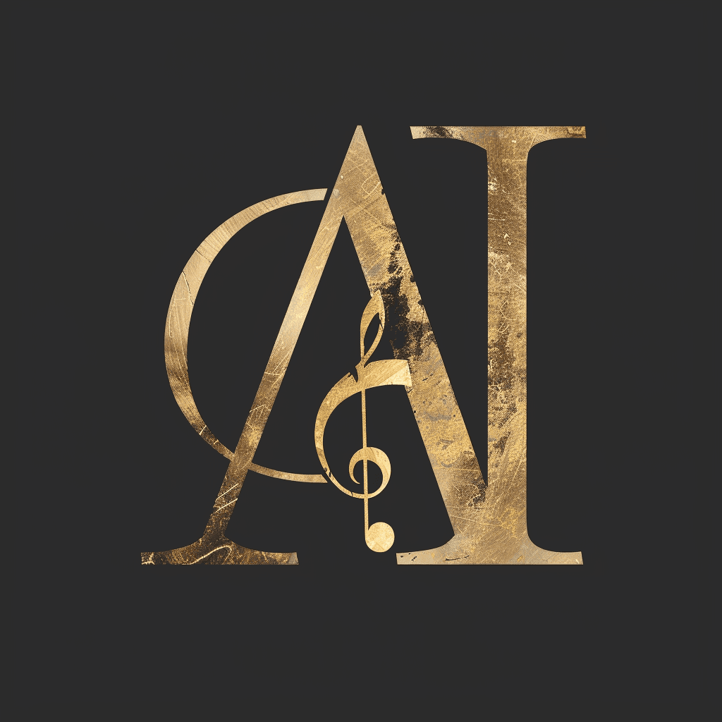 AI generated: AI Music LOGO (Midjourney - Logo Icon Design)