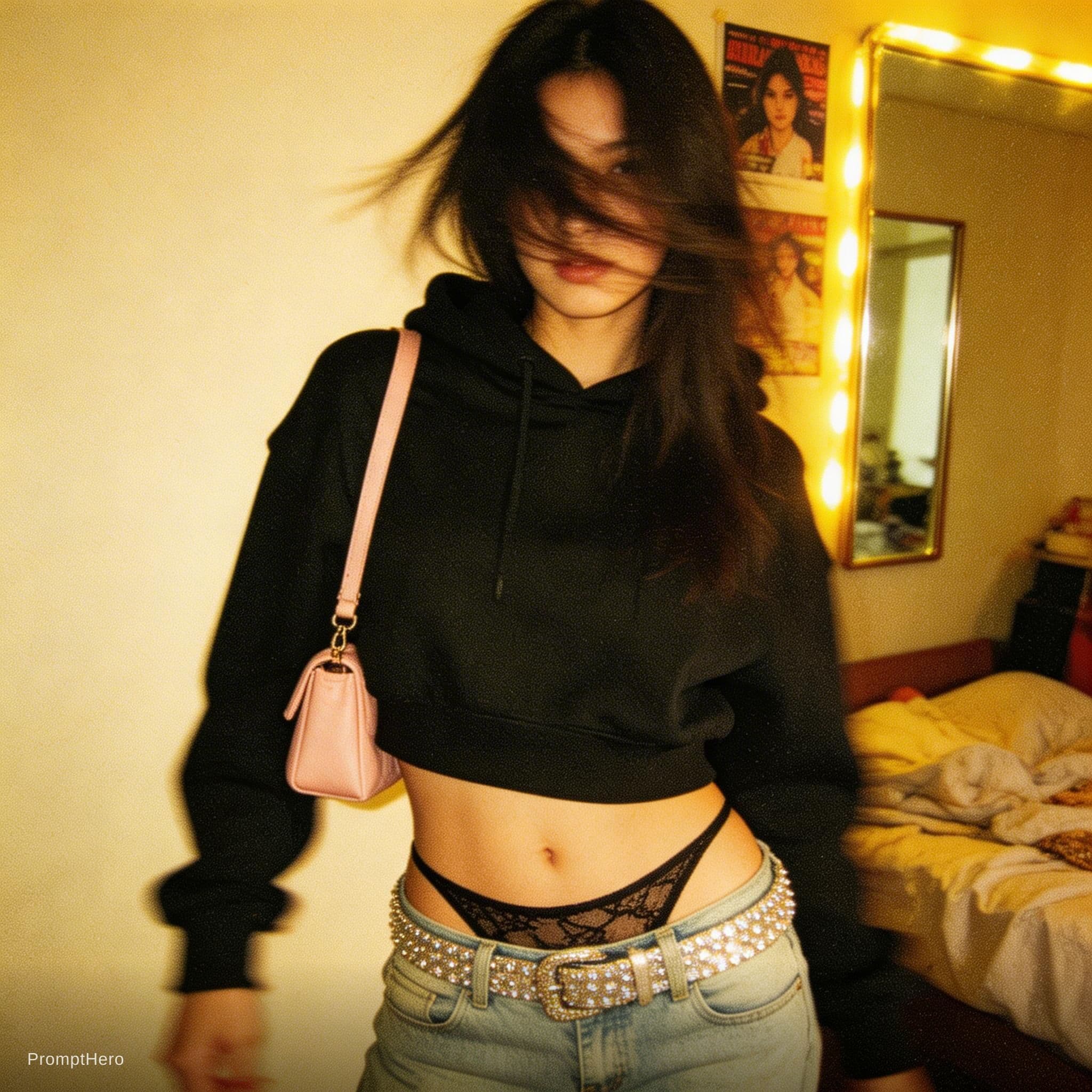 صورة مولدة بالذكاء الاصطناعي: Seedream 5 prompt: a lo-fi 2015s-era, diagonally taken, low-quality i... (نموذج Seedream 5 - Seedream 5)