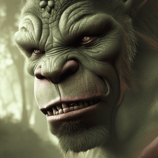 صورة مولدة بالذكاء الاصطناعي: Openjourney prompt: photo of an ultra realistic male orc druide, drama... (نموذج Openjourney - Openjourney)