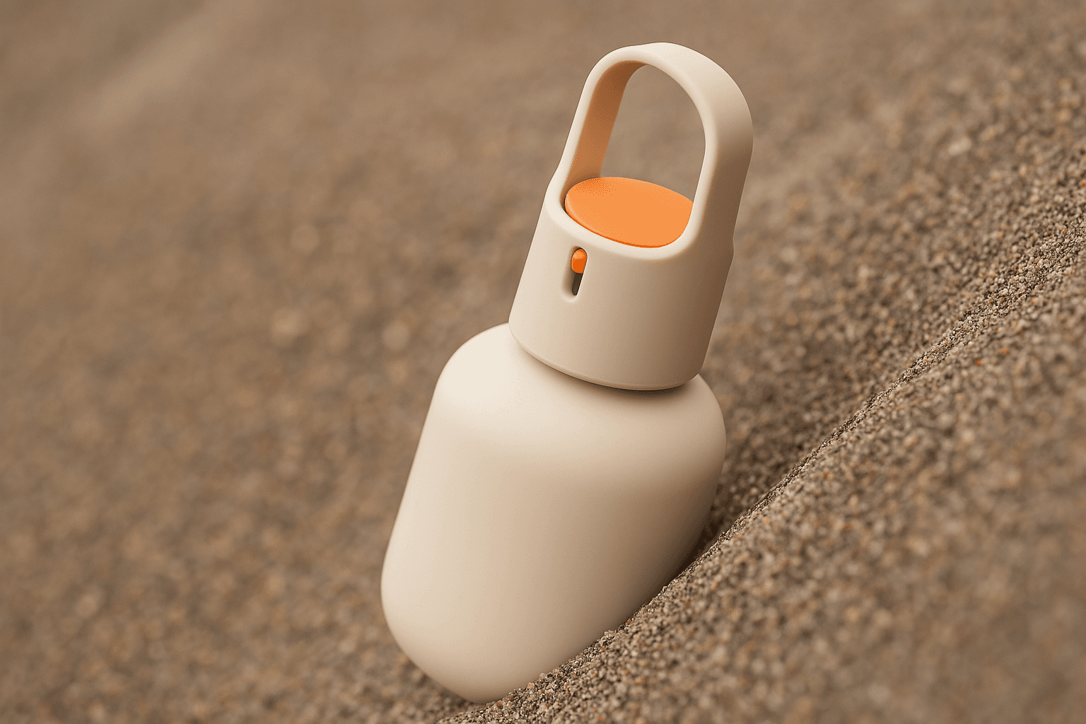صورة مولدة بالذكاء الاصطناعي: Sora prompt: A minimalistic, modern cream-colored bottle with a... (نموذج Sora - Sora)