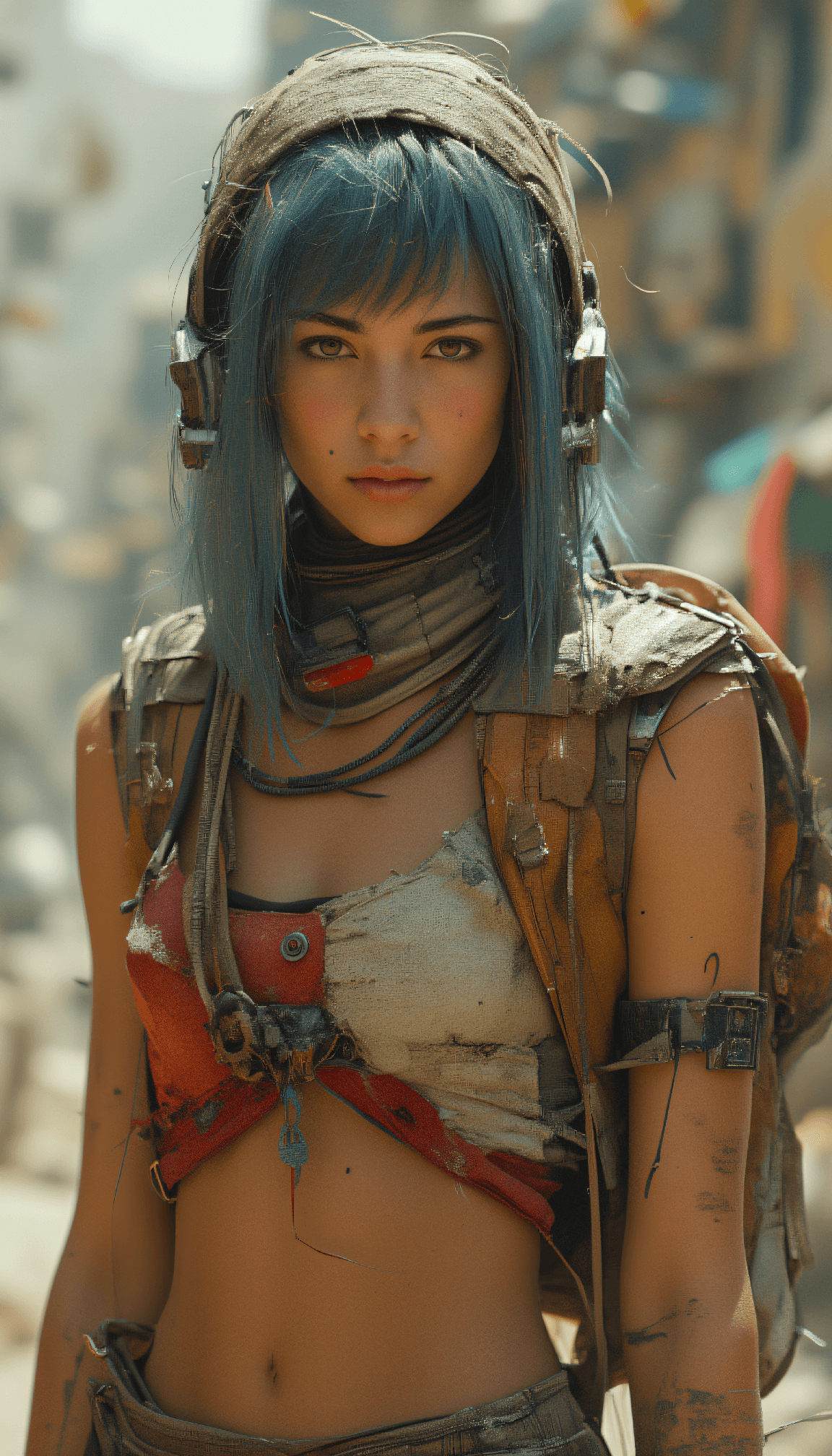 صورة مولدة بالذكاء الاصطناعي: FLUX prompt: instant photo, OBtaozhuang Street fashion upper bo... (نموذج FLUX - أزياء وموضة)