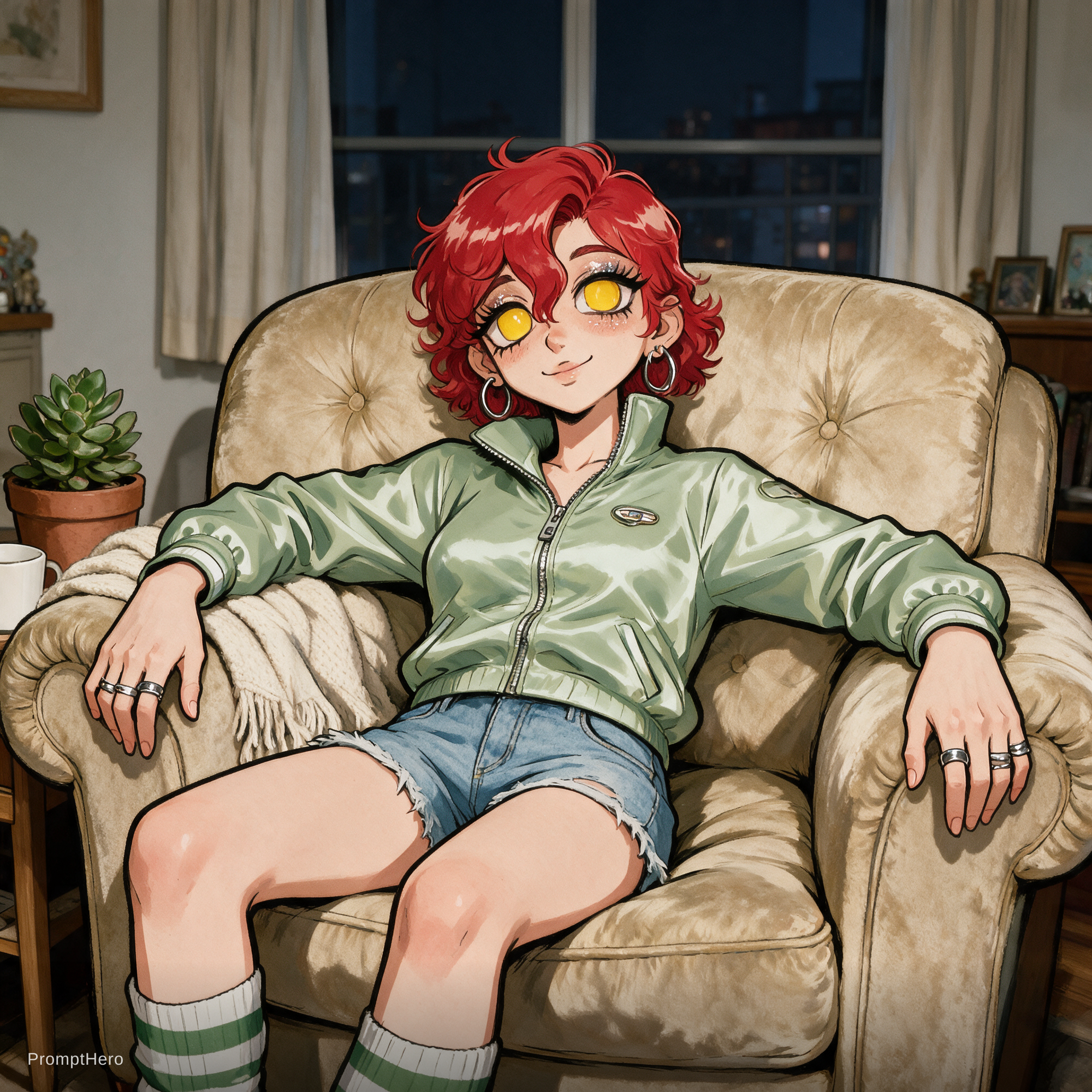 صورة مولدة بالذكاء الاصطناعي: Seedream 5 prompt: Anime scene of a femme presenting person who love ... (نموذج Seedream 5 - Seedream 5)