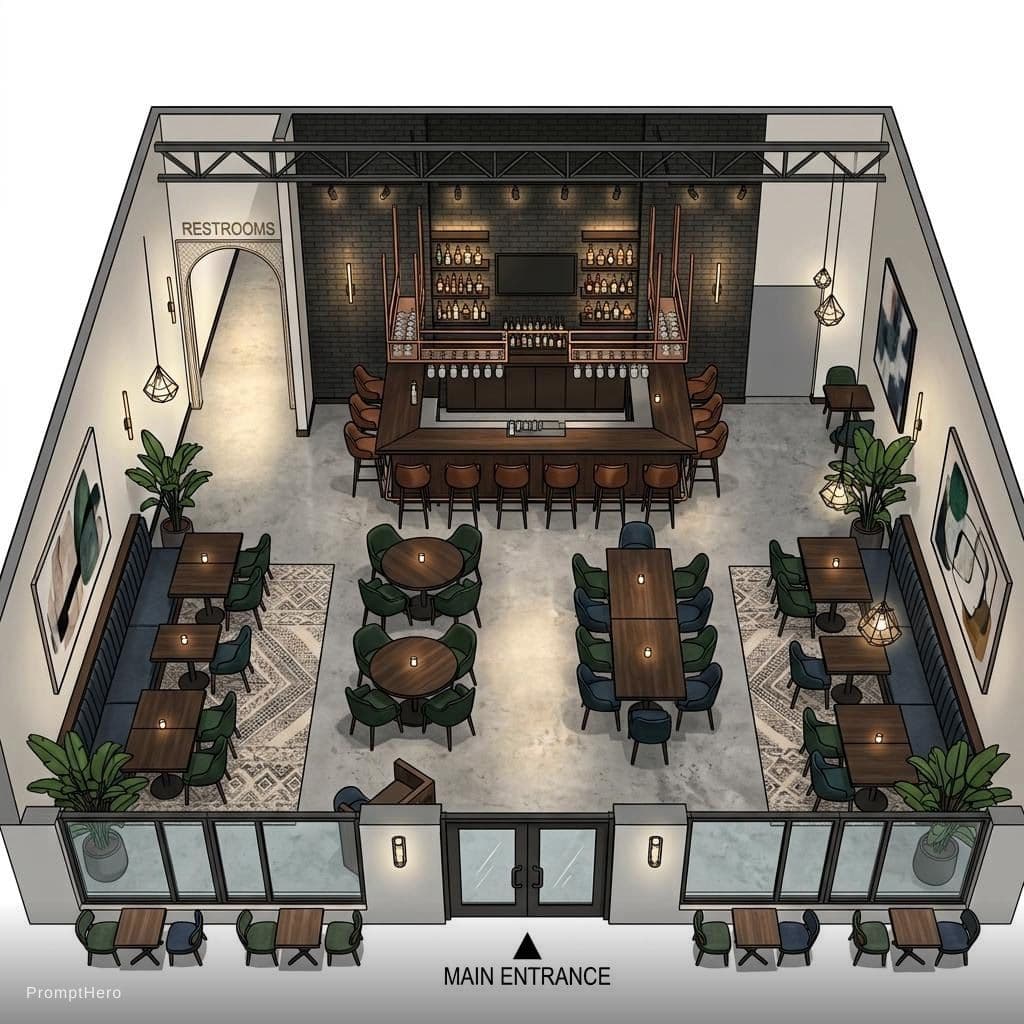 صورة مولدة بالذكاء الاصطناعي: Hero prompt: I have an existing restaurant. I wanted to upgrade... (نموذج Hero - Hero)