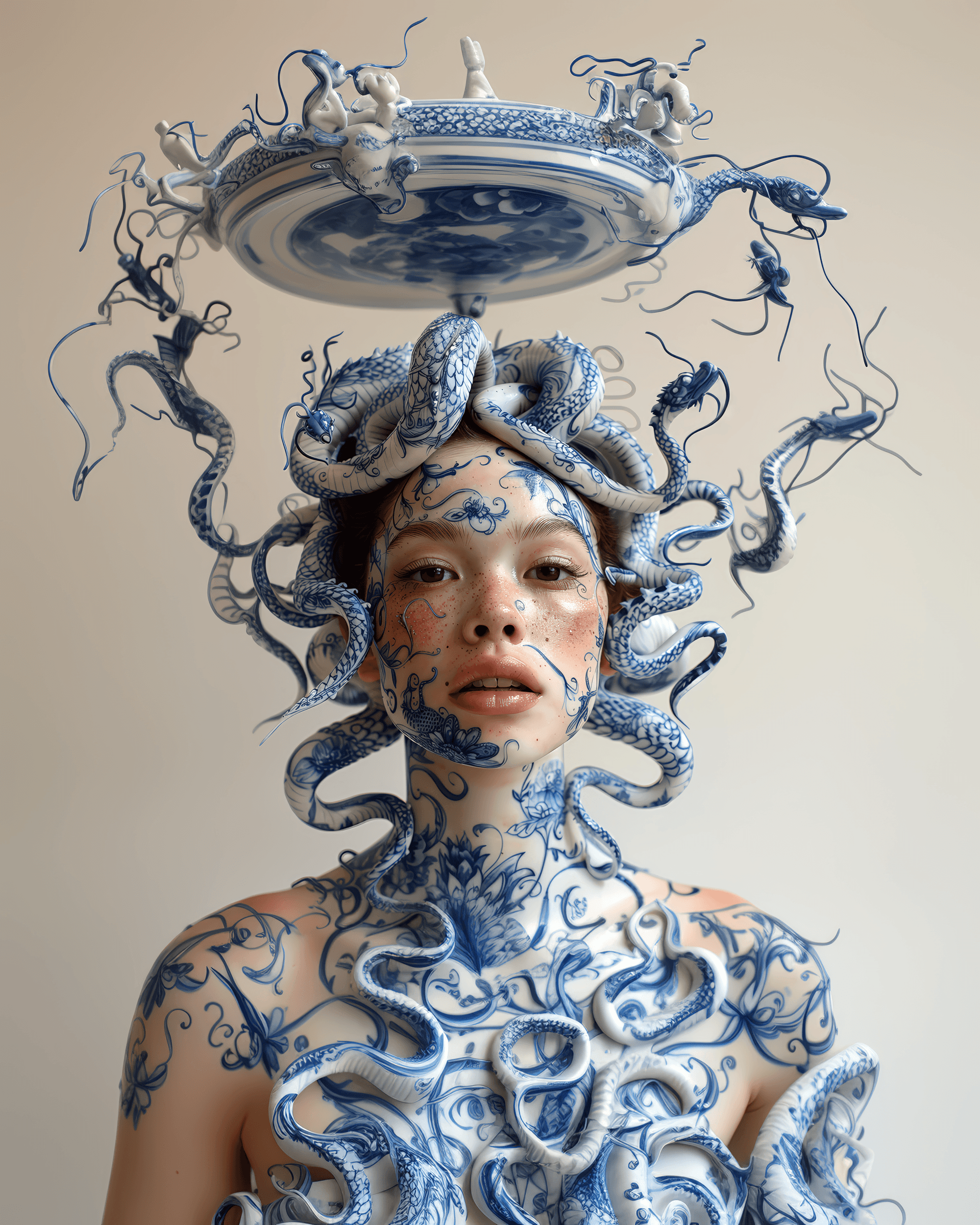 Organic Porcelain. - Midjourney