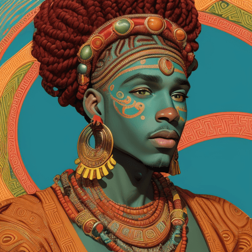 صورة مولدة بالذكاء الاصطناعي: DreamShaper prompt: A vibrant and lively African American man listenin... (نموذج DreamShaper - DreamShaper)