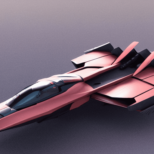 AI generated: Stable Diffusion prompt: a concept spaceship made out of Lamborghini parts,... (Stable Diffusion - 3d Renders)