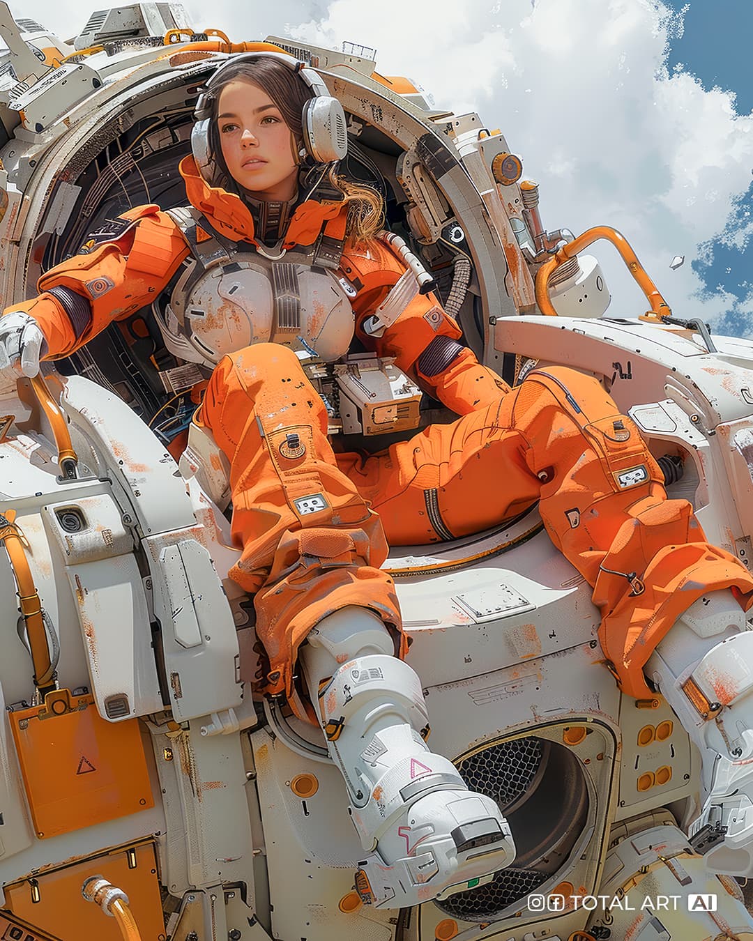 «Mecha Girl» - Midjourney