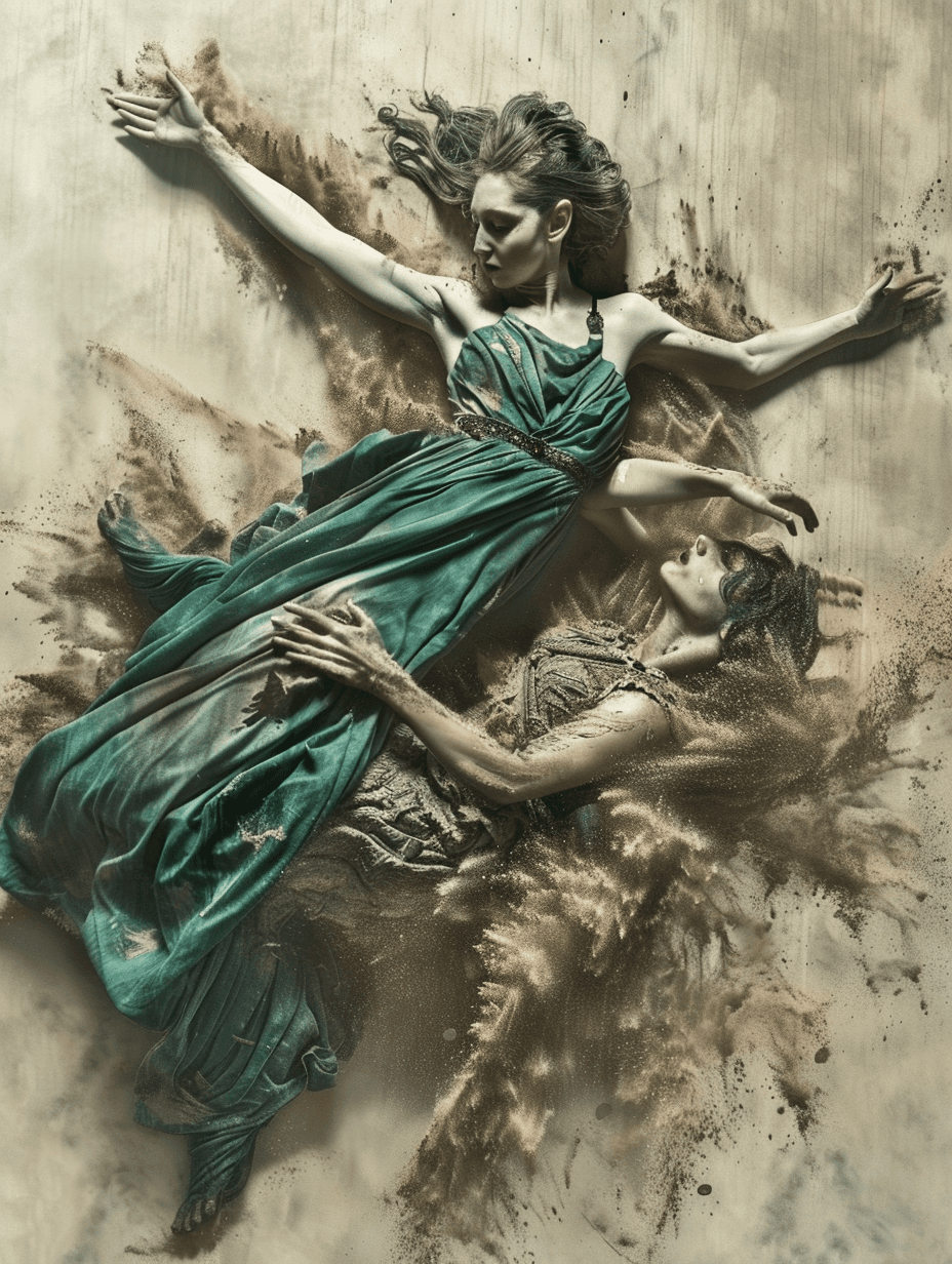 صورة مولدة بالذكاء الاصطناعي: Midjourney prompt: A gorgeous woman-like being created out of stone,... (نموذج Midjourney - Portraits)
