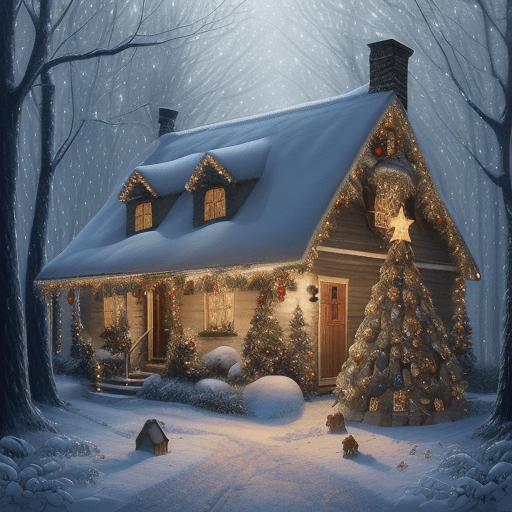 صورة مولدة بالذكاء الاصطناعي: DreamShaper prompt: Art by Kajenna, full body, christmas evening in wi... (نموذج DreamShaper - DreamShaper)