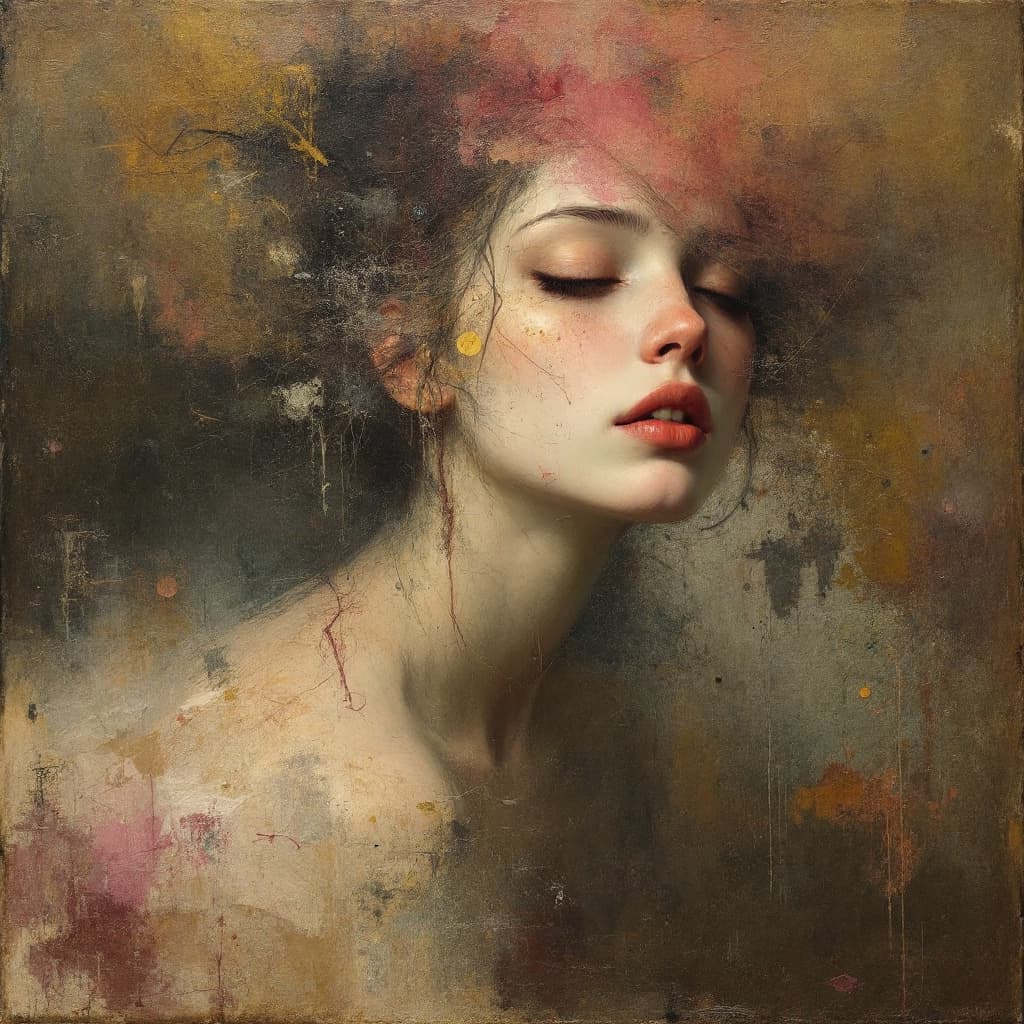 صورة مولدة بالذكاء الاصطناعي: FLUX prompt: Oil painting, Odd Nerdrum inspiration and style (نموذج FLUX - FLUX)