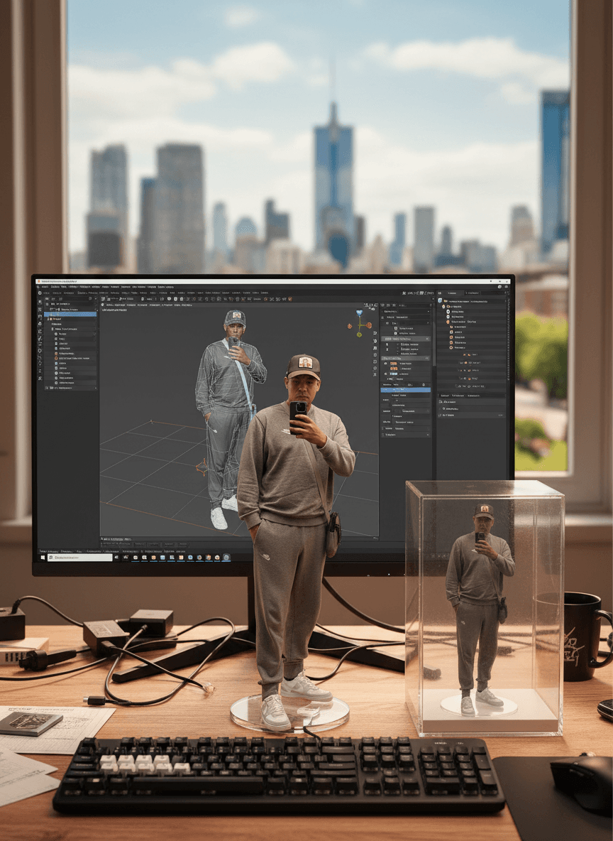 AI generated: Nano Banana prompt: Transforming the photographed person into a realis... (Nano Banana - Nano Banana)