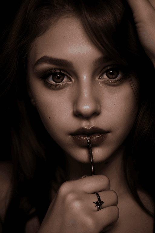 Stable Diffusion prompt: closeup of a girl's eye, dimly lit, sultry look, r... - Stable Diffusion