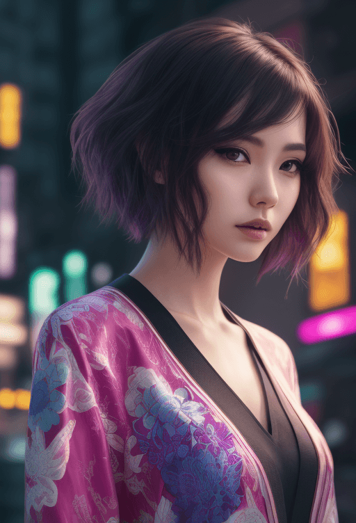 She's got heart and Seoul - Stable Diffusion