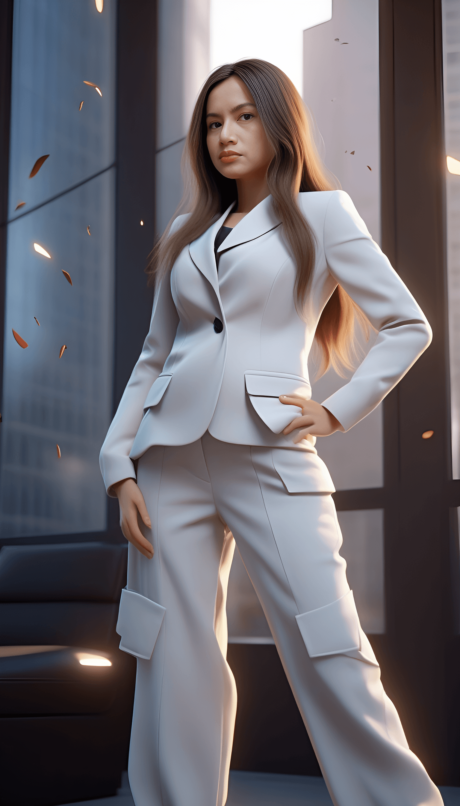 Stable Diffusion prompt: a young girl in a business suit with a very angry ... - Stable Diffusion