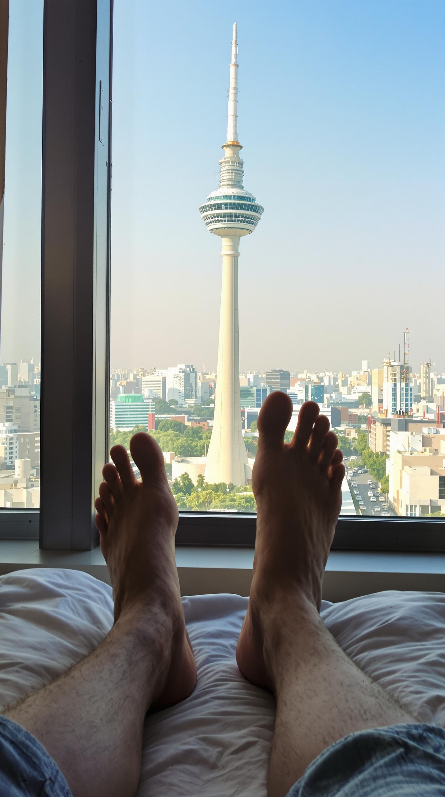FLUX prompt: POV First-Person View, I am a 30-year-old man, ly... - FLUX