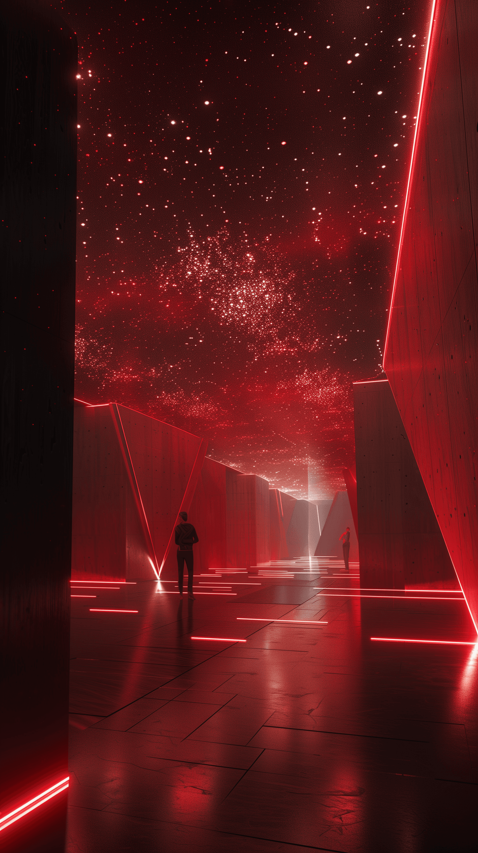 Midjourney prompt: photorealism, interior design of a futuristic buil... - Midjourney