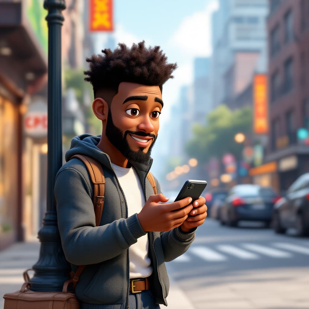 FLUX prompt: A 3D animated cartoon of a multi-racial entreprene... - FLUX