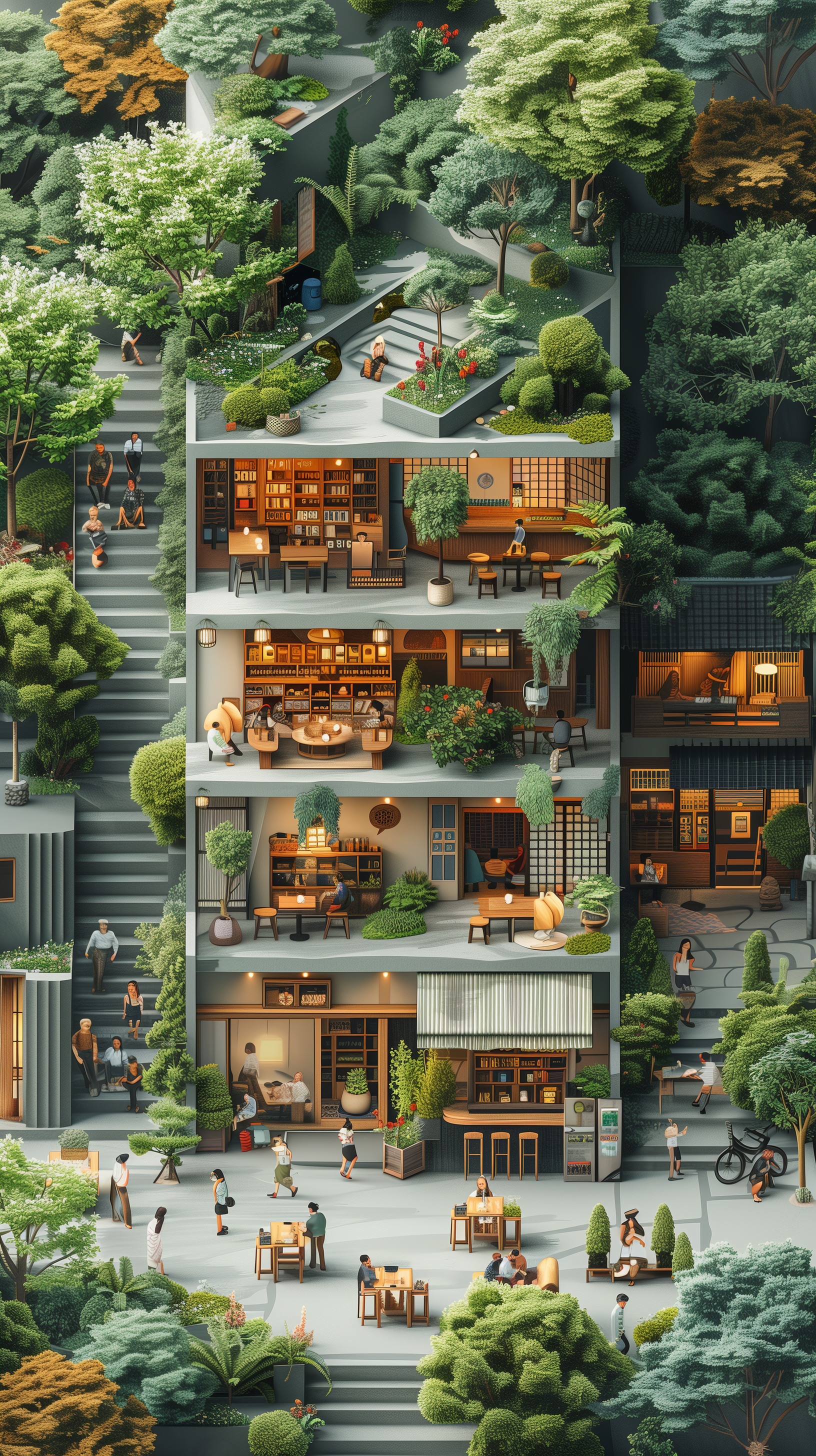 Midjourney prompt: isometric illustrations, 3D clay style, hand-craft... - Midjourney
