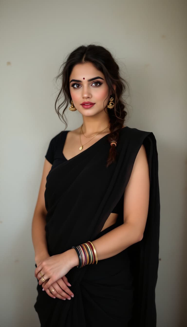 FLUX prompt: Jennifer Connelly ,18-21 years old, Indian hair st... - FLUX