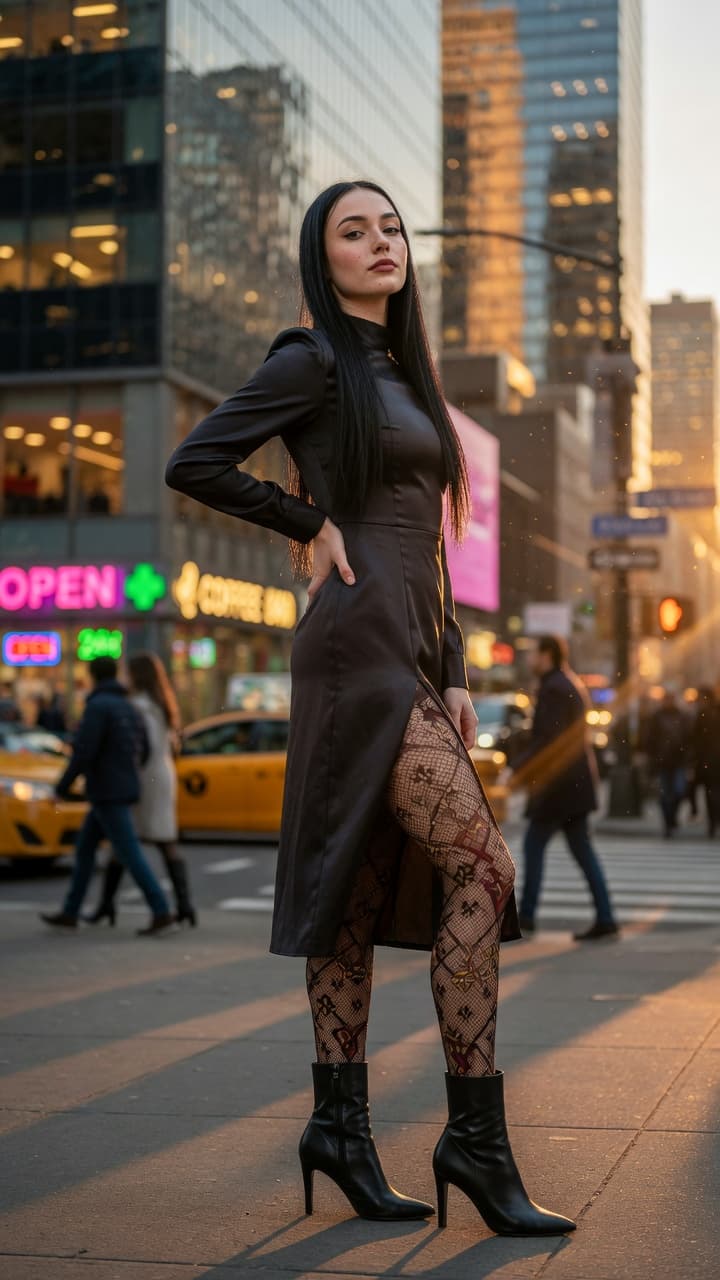 "Ultra-realistic full-body photograph of a slim yo... - PromptHero