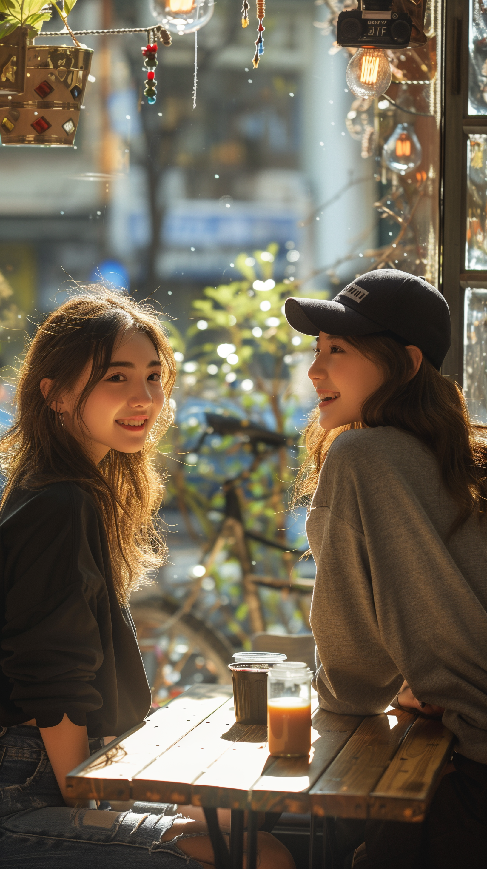 Midjourney prompt: photography, snap shot, fashion image, two models ... - Midjourney
