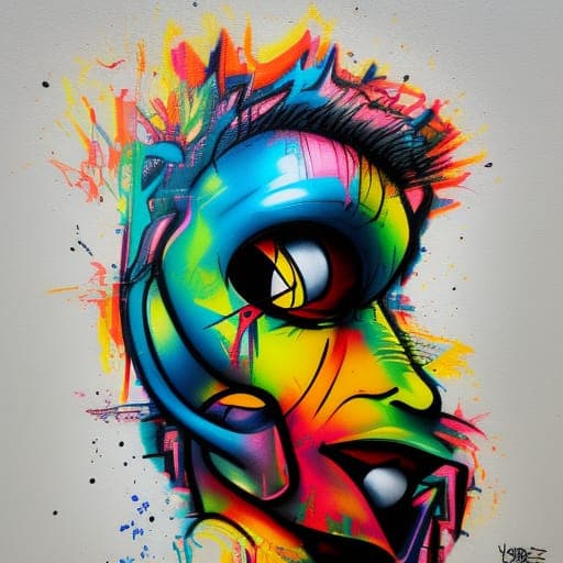 Midjourney prompt: punk in a vibrant style - Midjourney