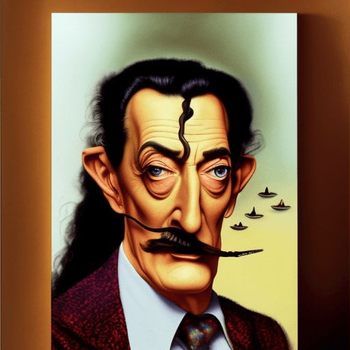 Openjourney prompt: a photorealistic portrait of salvador dali - Openjourney