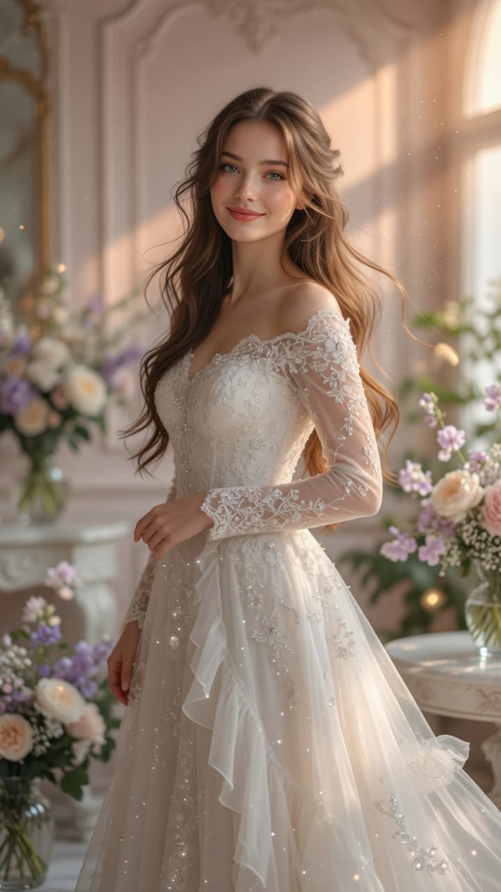 "Create a beautiful, cute 21-year-old woman with l... - PromptHero