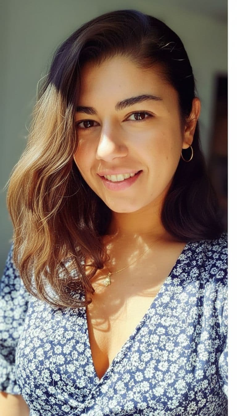 Nano Banana prompt: 30 year old woman zoomed in higher detailed rendit... - Nano Banana