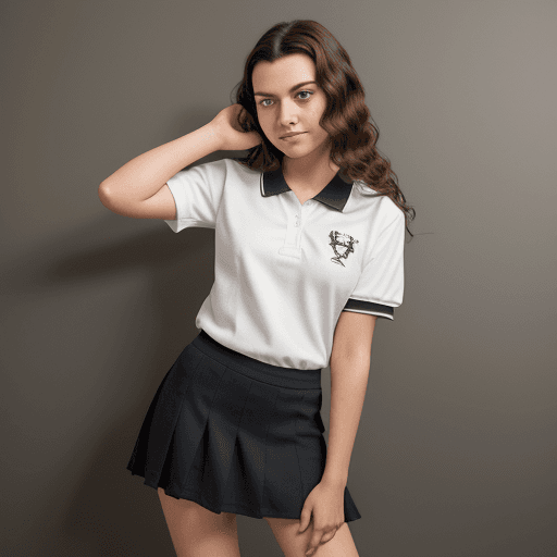 epiCRealism prompt: A Slovak young woman stands casually with her weig... - epiCRealism