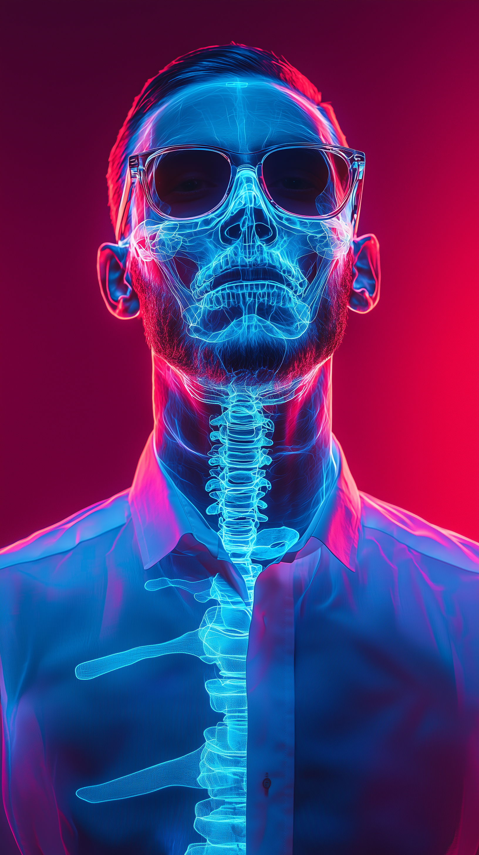 Midjourney prompt: digital art, man wearing a minimalist, white shirt... - Midjourney