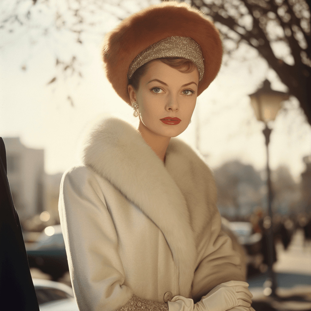 Midjourney prompt: high fashion, vogue , 1957, ray tracing, perfect y... - Midjourney