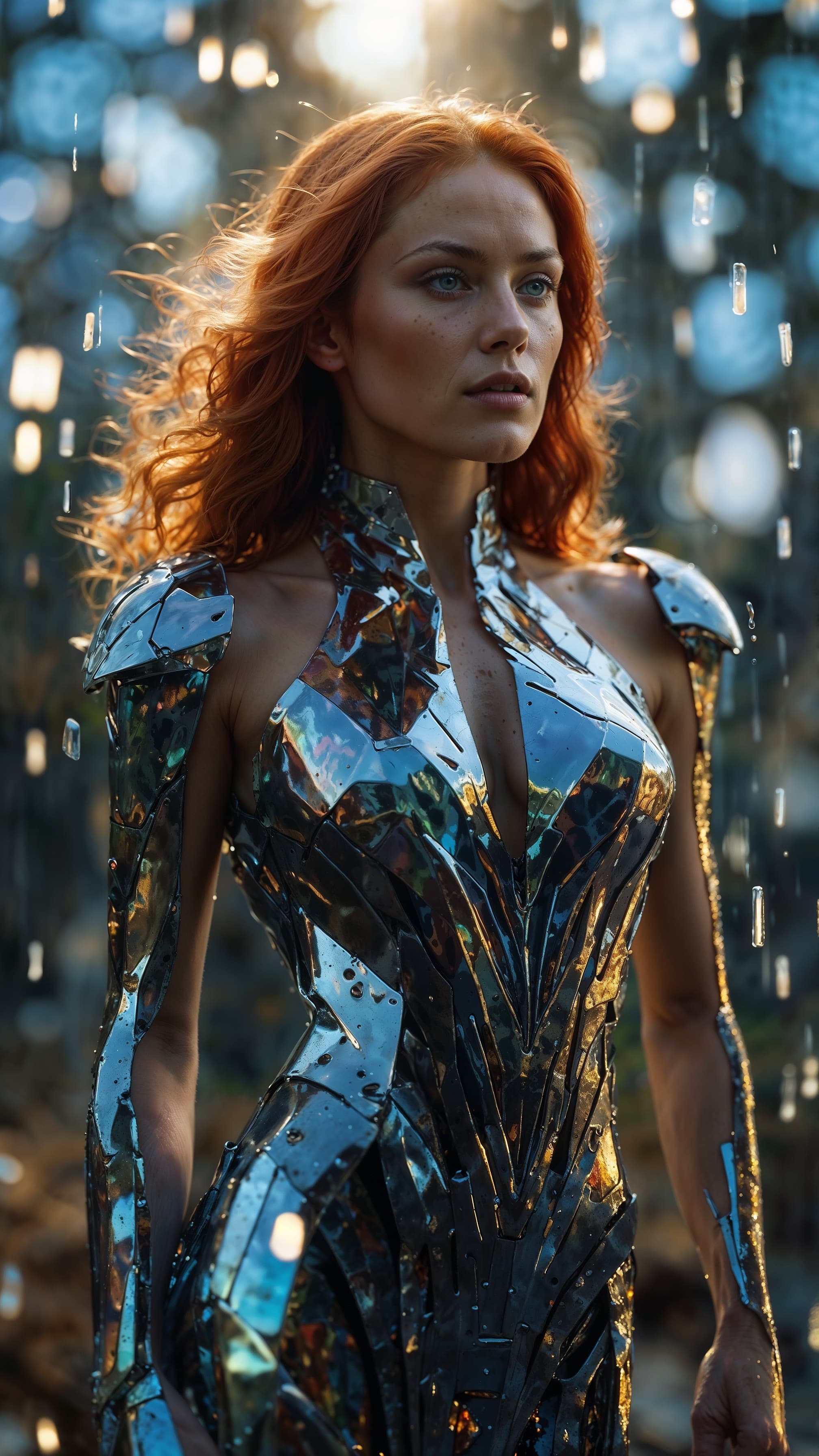 Broken Glass Fashion - Stable Diffusion