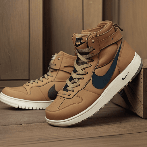 DreamShaper prompt: Shop with Nike sneakers in medieval style - with c... - DreamShaper
