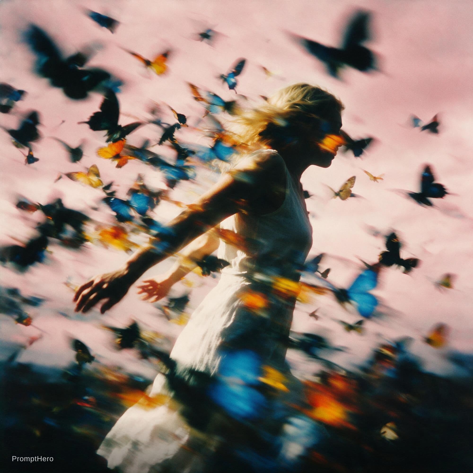 Seedream 5 prompt: High-contrast colorful saturated cinematic image o... - Seedream 5