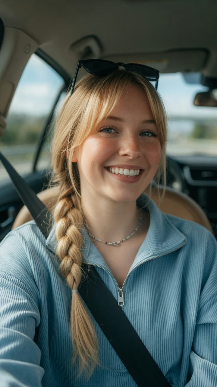 Ultra-realistic portrait photograph of a beautiful... - PromptHero