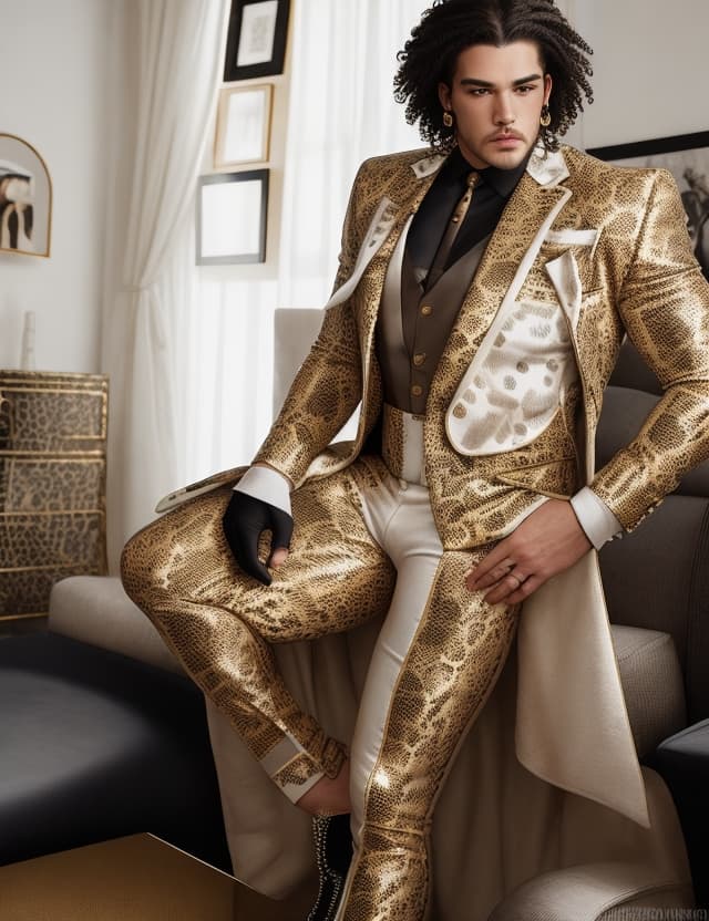 DreamShaper prompt: A candid full body photo of an eccentric artistic ... - DreamShaper