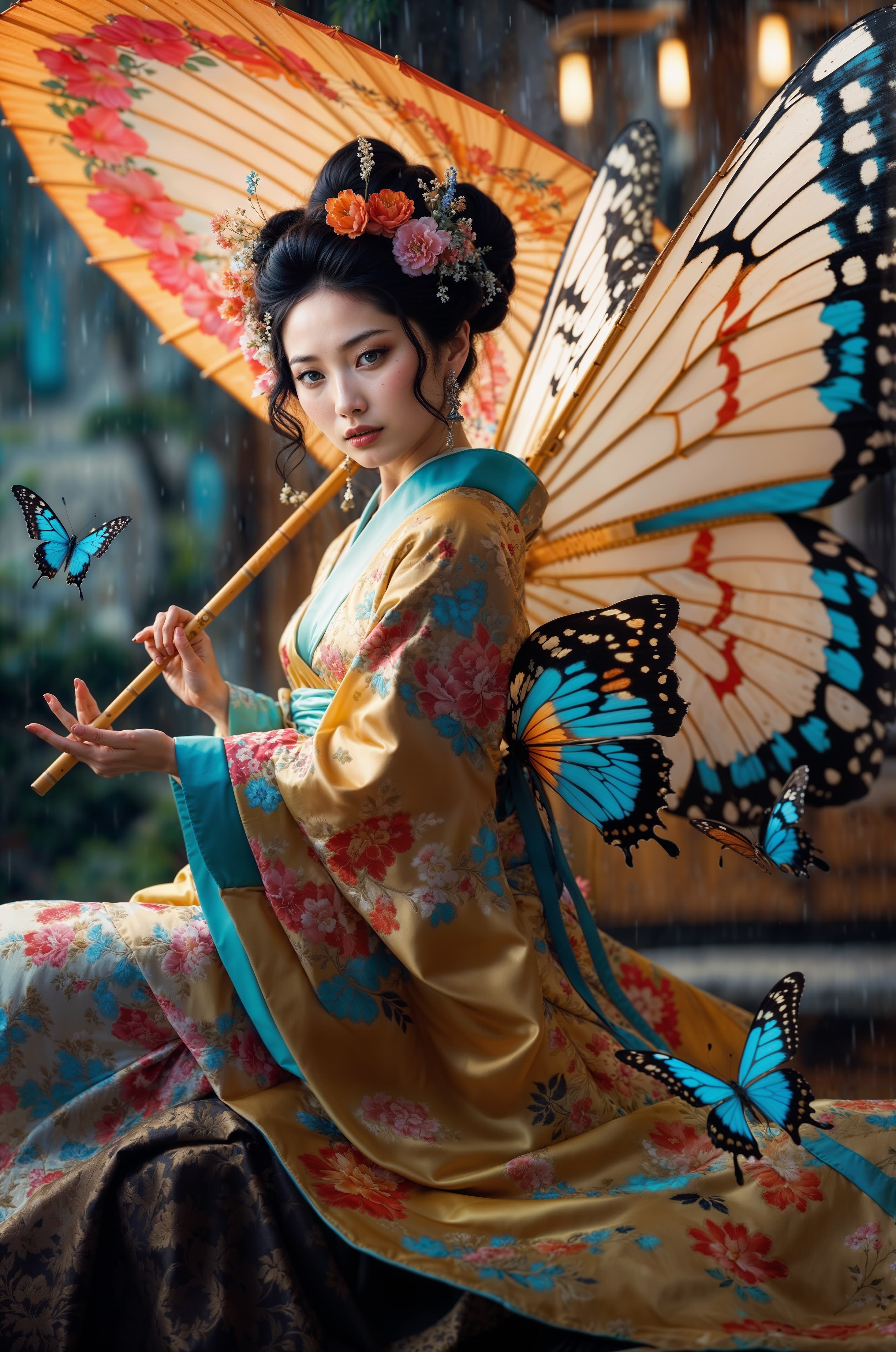 Japanese Butterfly Fashion - SD XL