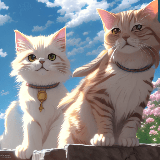 Openjourney prompt: tabby cat animal, anime, ultra-detailed, white bac... - Openjourney
