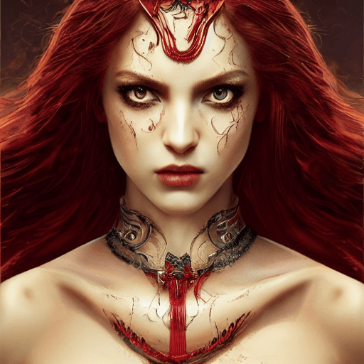 Stable Diffusion prompt: a matte painting of an insanely beautiful female g... - Stable Diffusion