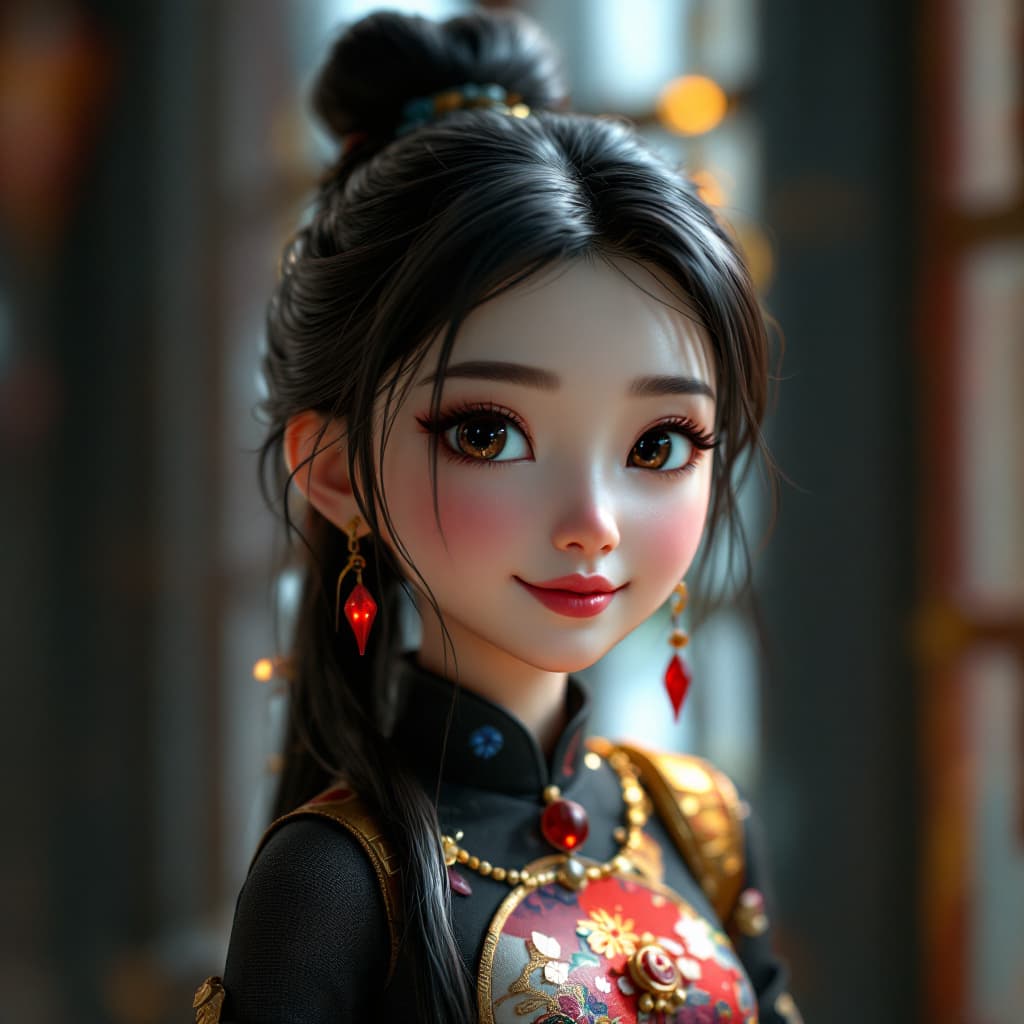 FLUX prompt: picture of a Chinese girl, in the style of unreal ... - FLUX