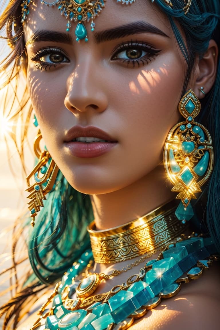 Stable Diffusion prompt: /imagine prompt: A stunningly detailed portrait of... - Stable Diffusion