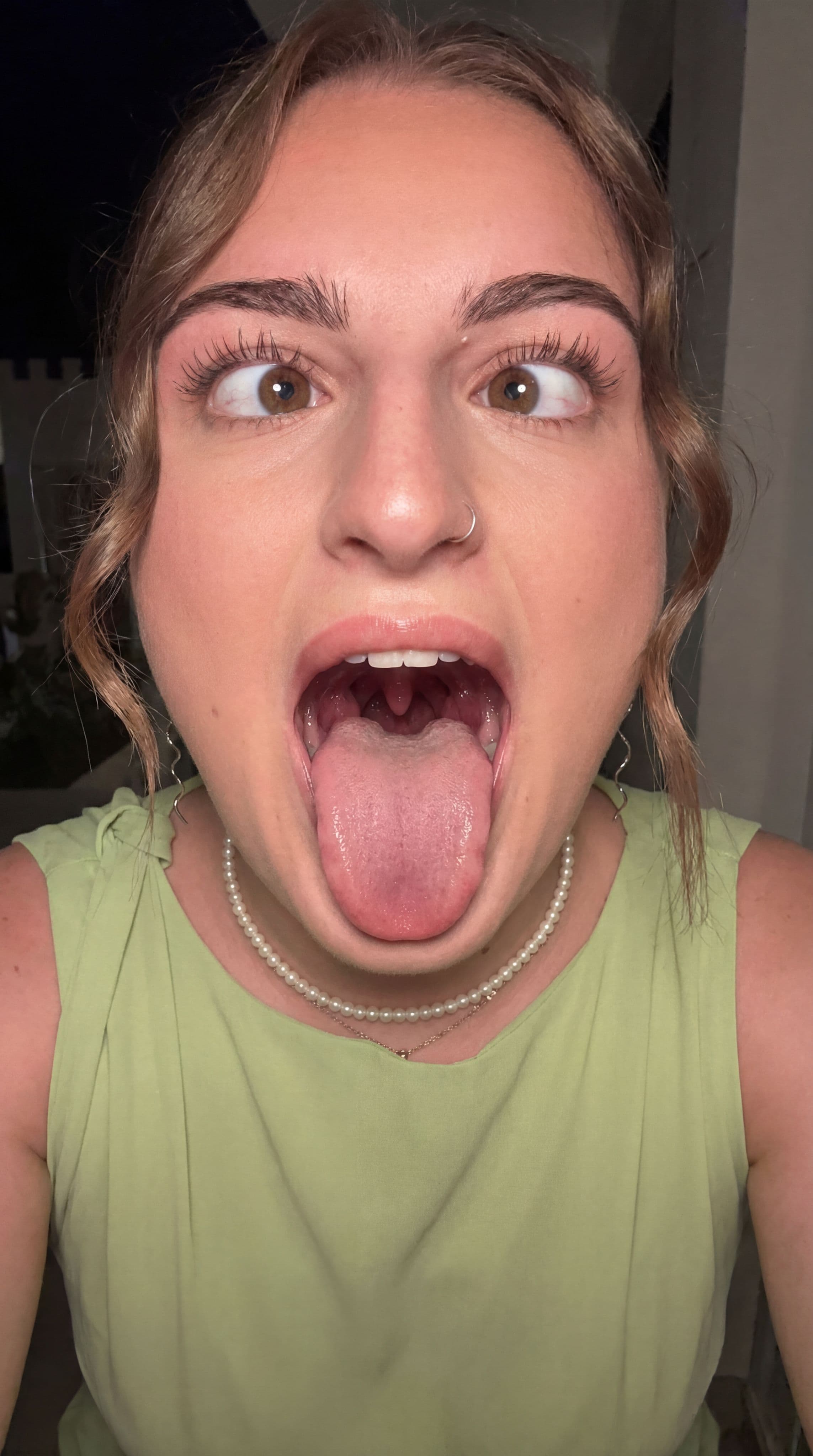 Nano Banana prompt: Generate a photo of me sticking my tongue out my m... - Nano Banana