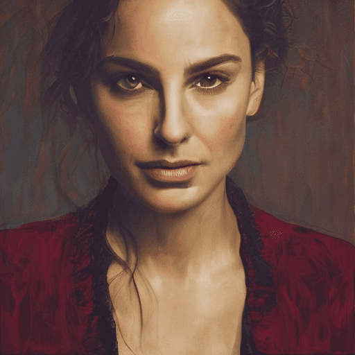 Stable Diffusion prompt: Portrait of nathalile Portman, dramatic lighting, ... - Stable Diffusion
