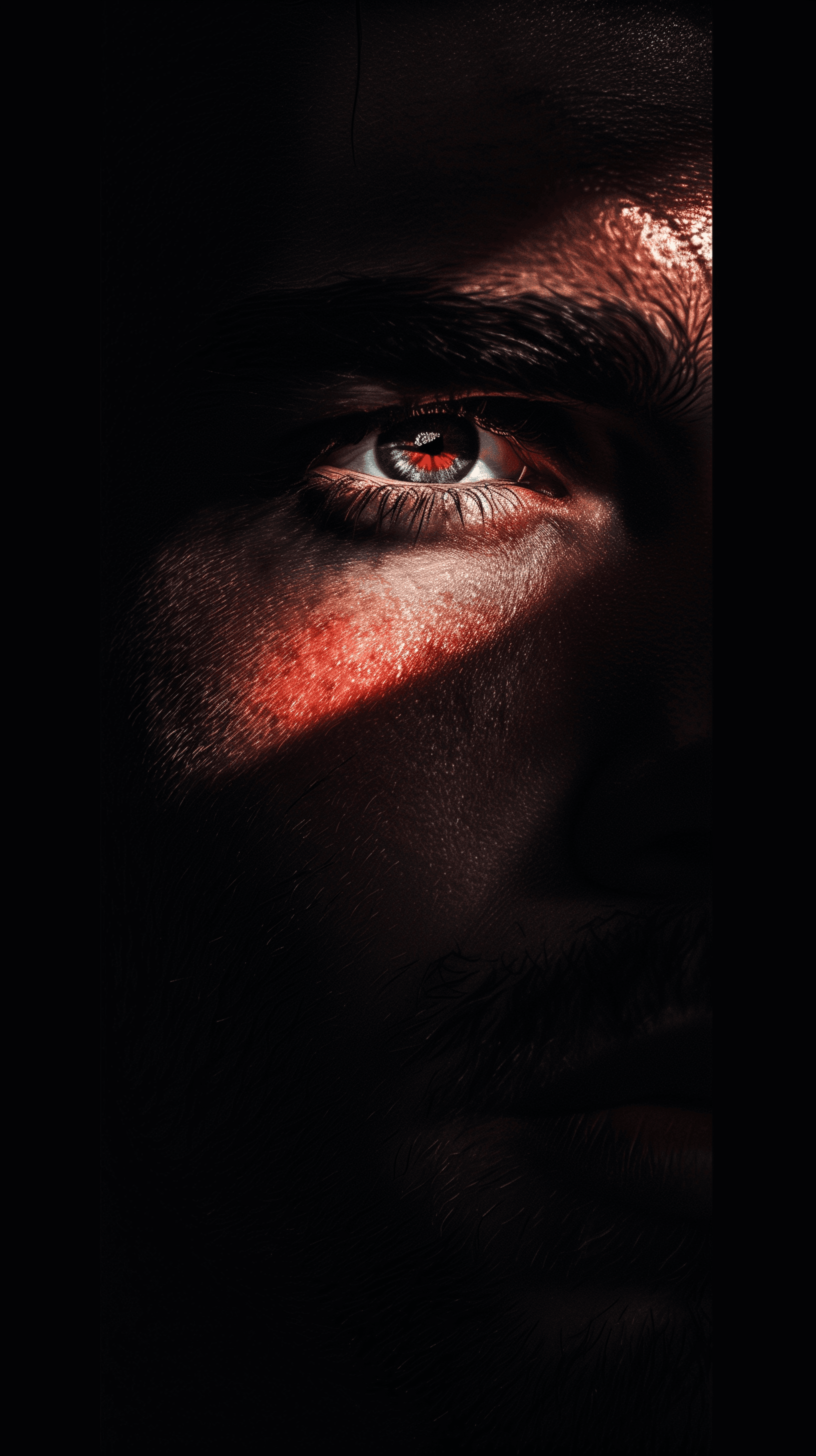 Midjourney prompt: photography, dramatic portrait of a man, his face ... - Midjourney