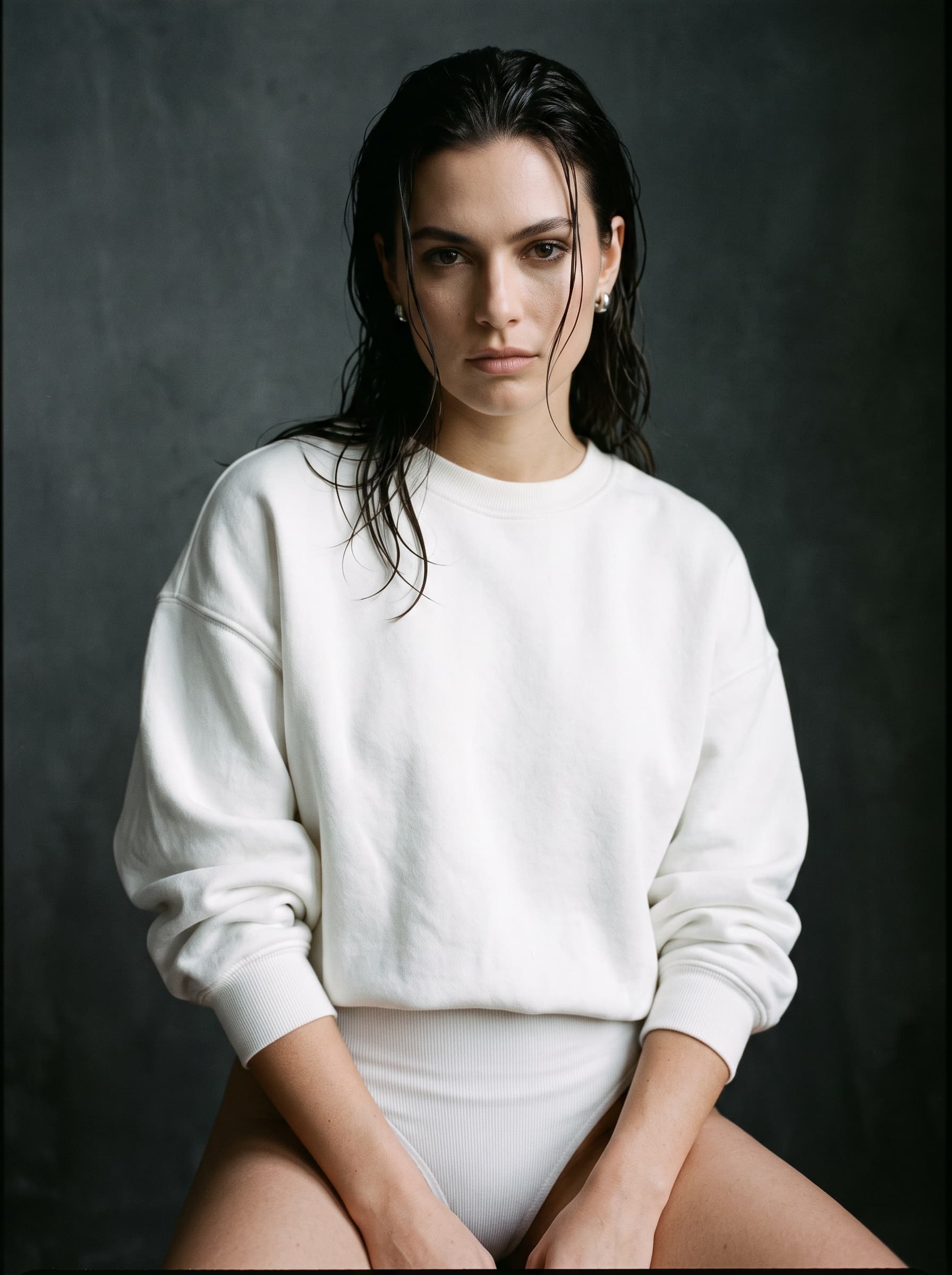 FLUX prompt: (Nano Banana 2) High-fashion editorial portrait, 1... - FLUX