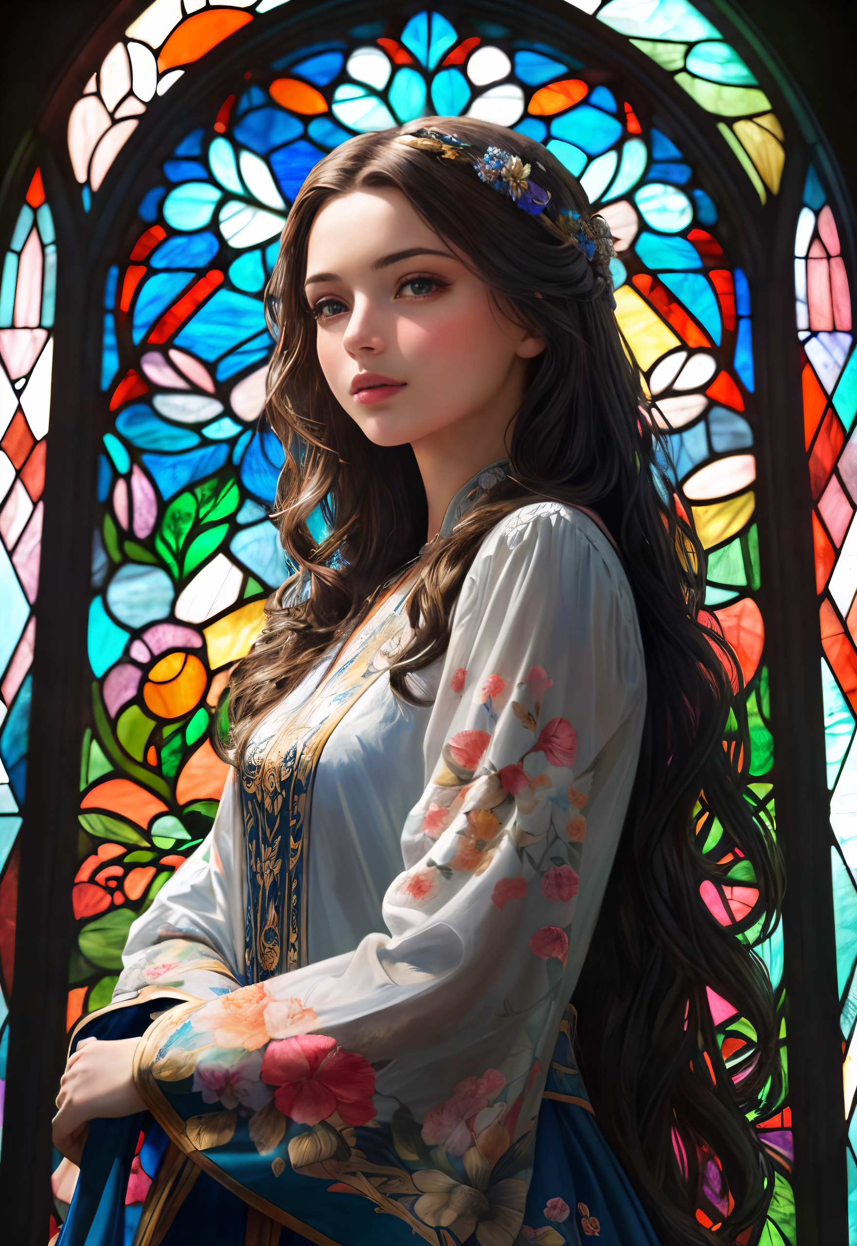 Flowers n' Glass - DreamShaper