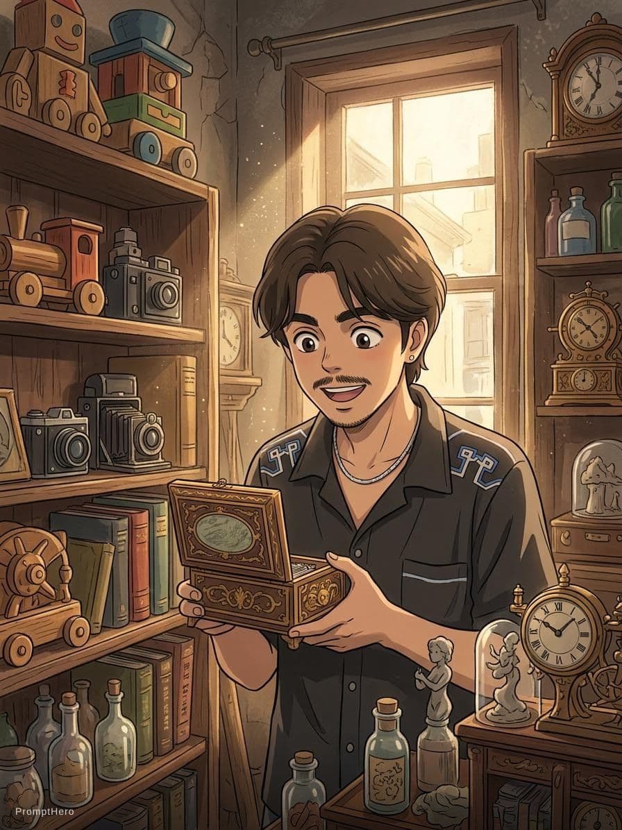 Hero prompt: store full of curious collectibles :: incredible, ... - Hero