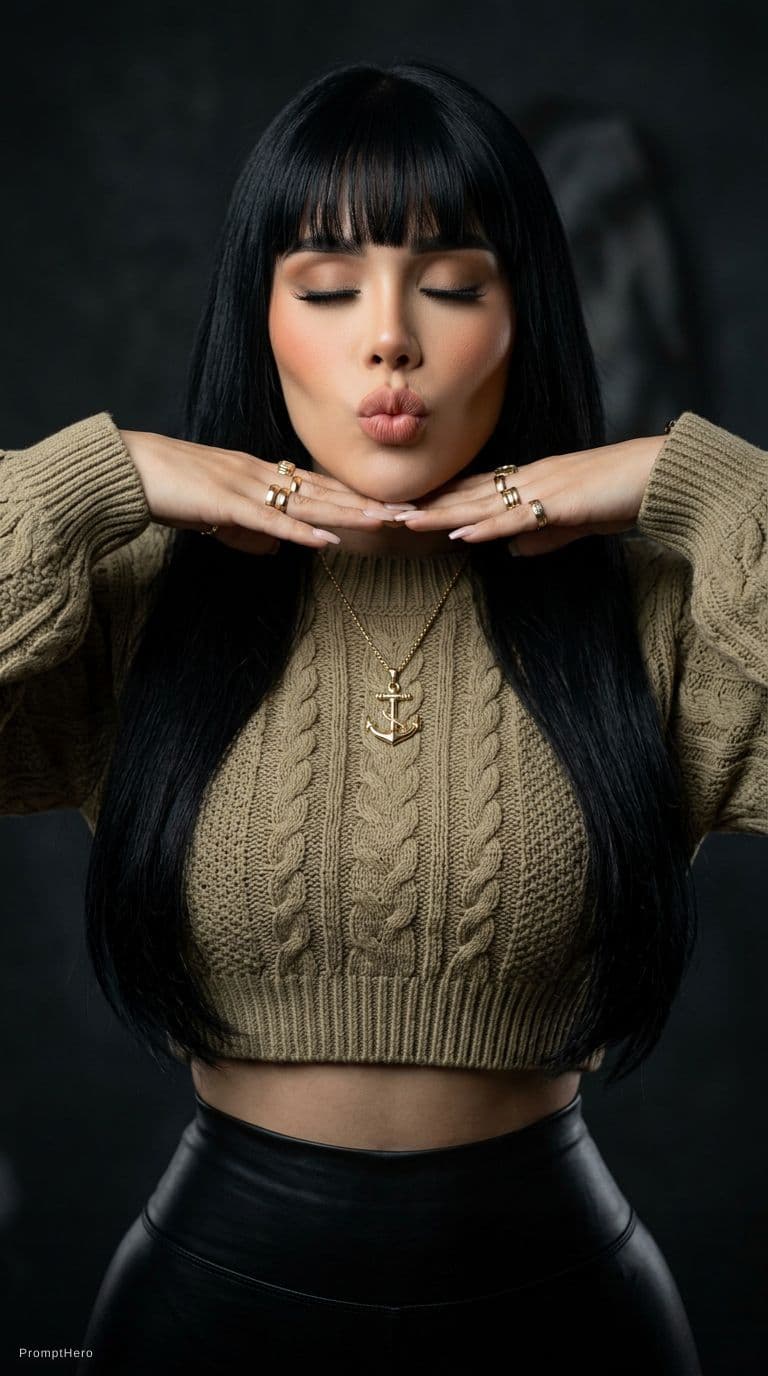 Nano Banana prompt: Create a High-fashion editorial portrait of [the s... - Nano Banana